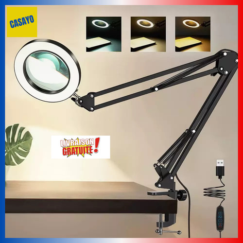 Loupe led avec lampe - 5x,