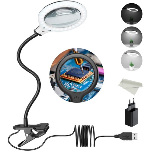 Lampe loupe led lumière du - led,