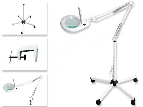 Lampe loupe dioptries pied - 5, +