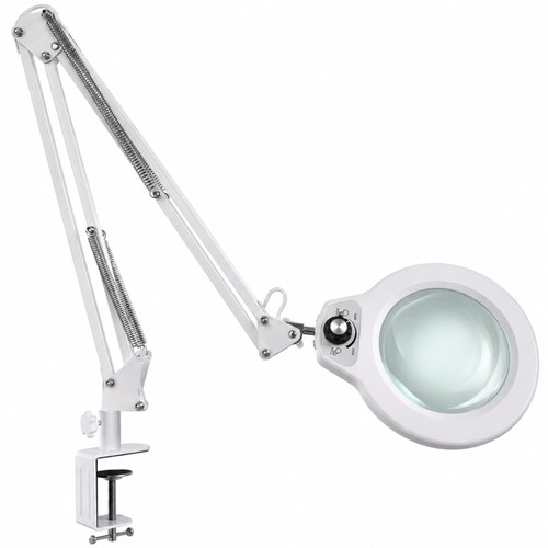 Lampe loupe led blanche avec - loupe,