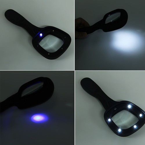 Loupe led une lampe uv - une,