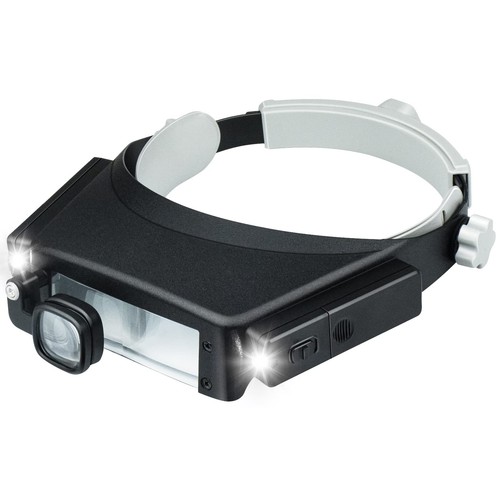 Loupe serretête avec - serretête,